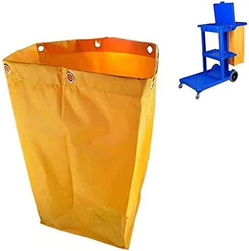 Bolsa de repuesto Amarilla para carrito de limpieza 23 cm x 38 cm x 70cm