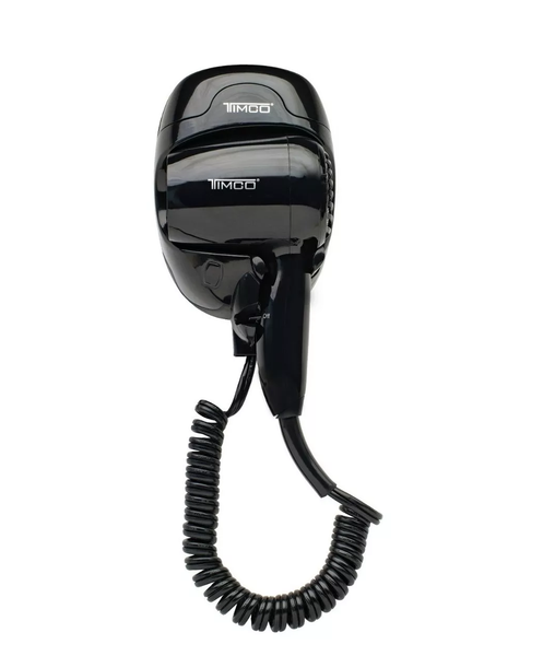 Secadora Negra De Pared Empotrable Ideal Para Hotel Timco Hs-1600n